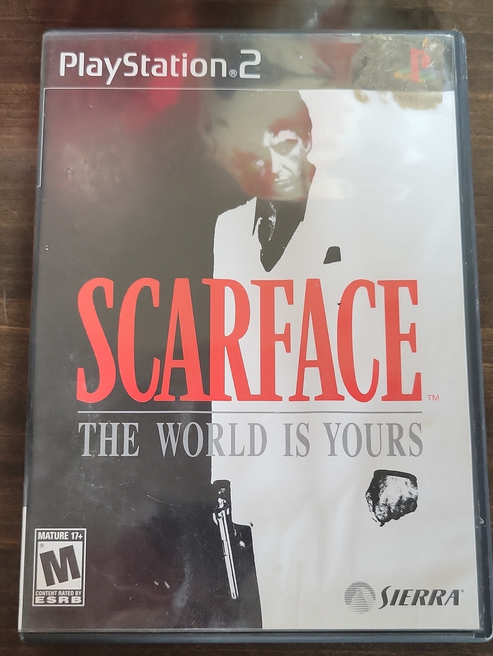 PlayStation 2 Scarface: The World Is Yours - Red/Black Cover, Artwork & Manuel